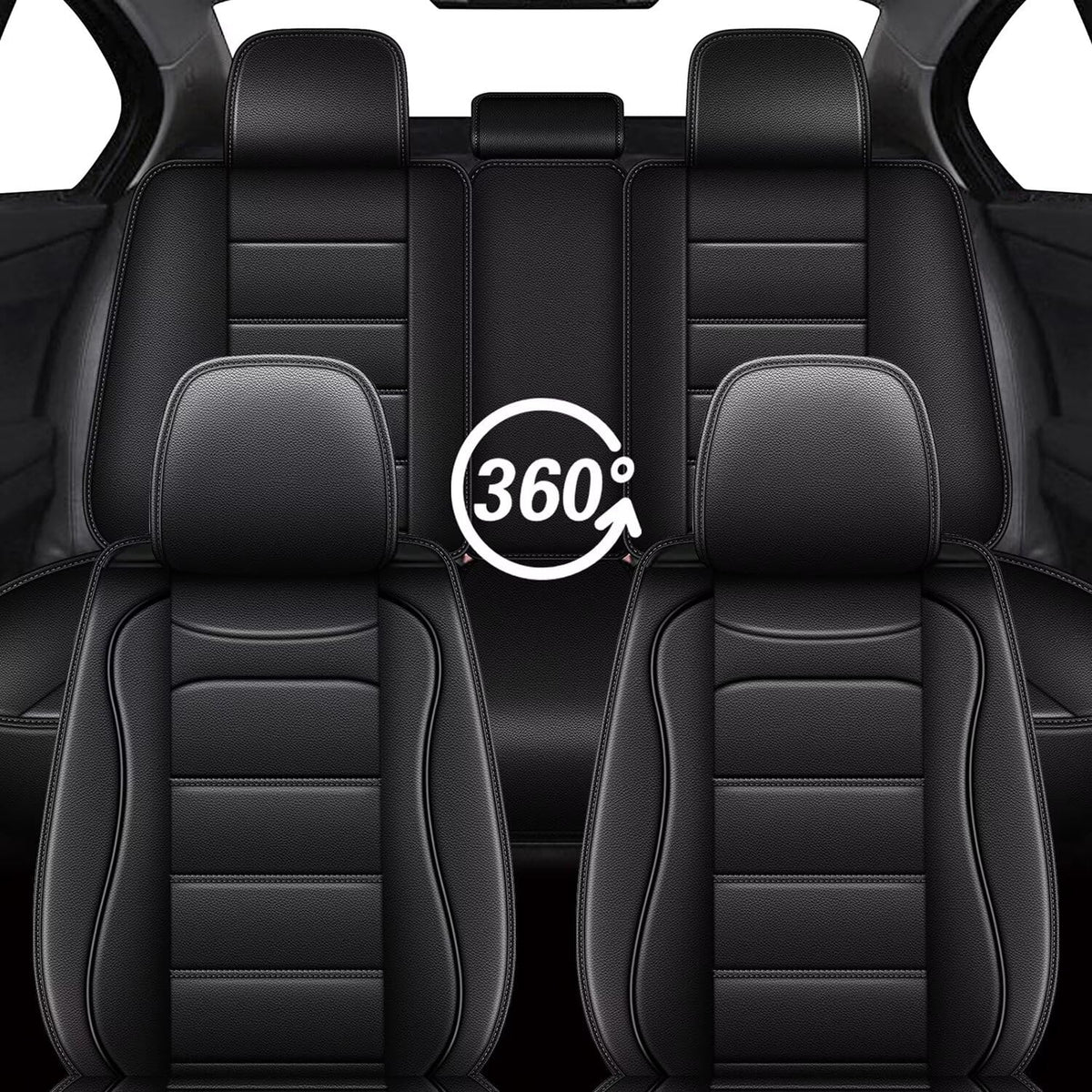 Car Seat Covers Fit for Chevy Trax 2024 2025 2026 2027 (#017 Black / 3.Trax-5 Seat Covers Full Set)