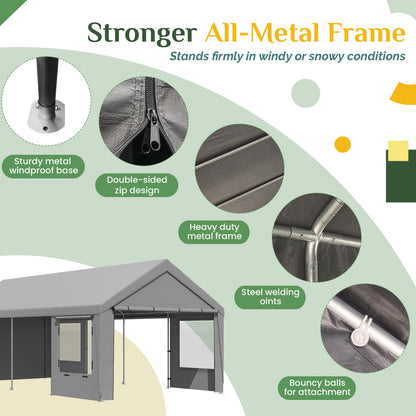 12x24 FT Heavy Duty Carport