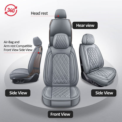 Ram Seat Covers Full Set Grey Fits for 2009 (Gray / Full Set (Flat Back))