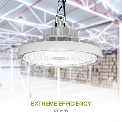 300W LED High Bay UFO Lighting (White)