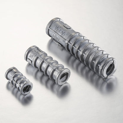 100pcs) 1/4 * 1-1/2 Lag Shield Anchor Long Zinc Alloy Bolts Concrete Anchors, Zinc Alloy Masonry Anchors Hole (1/4*1-1/2)