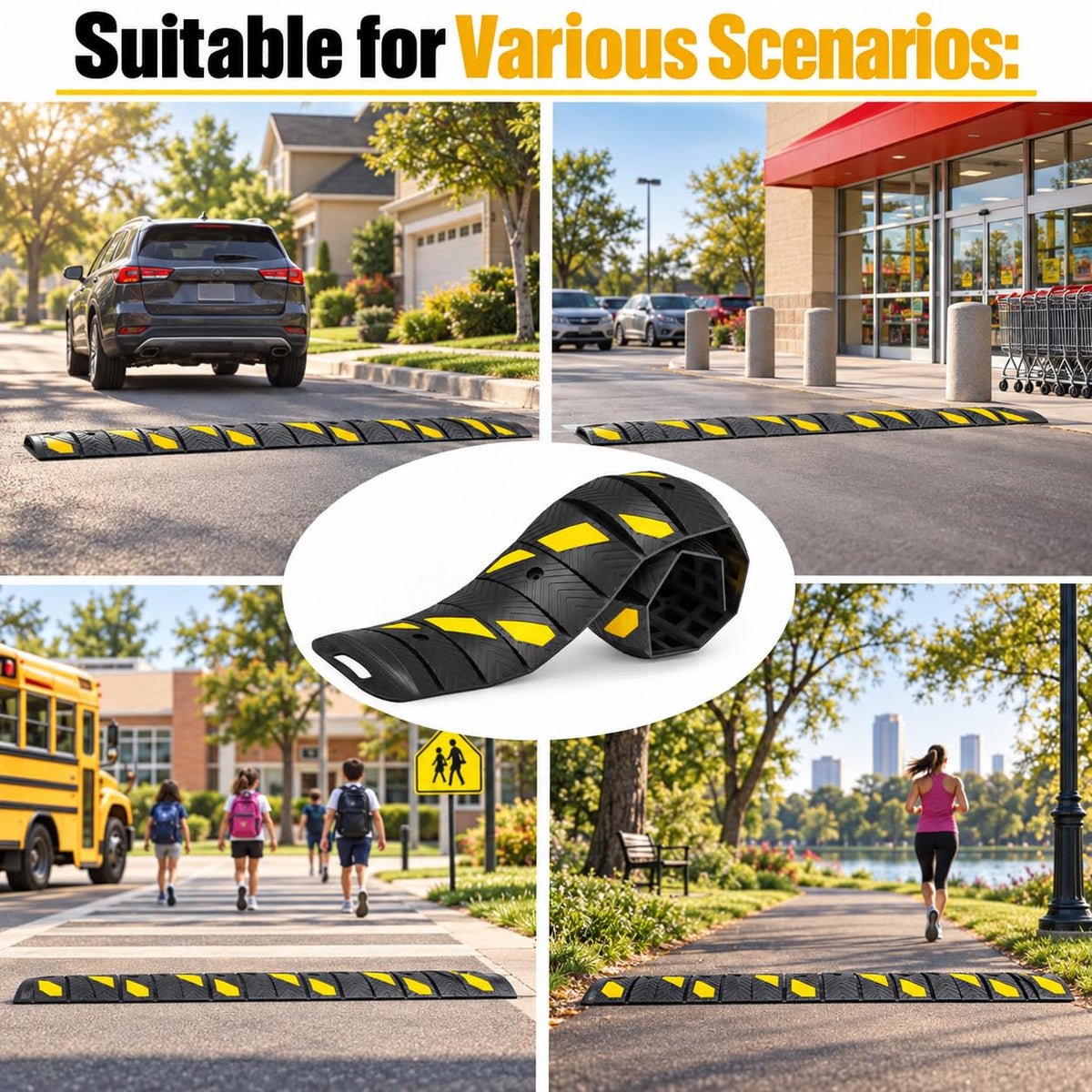 72in Foldable Speed Bump (72"x10"x1.8")