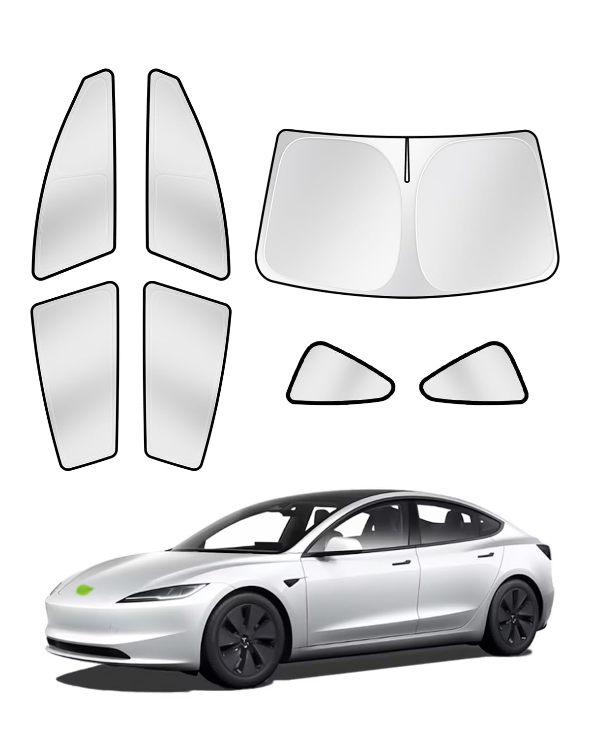 Sunshades for Tesla Model 3 2016 (Tesla Model 3 2018-Present)