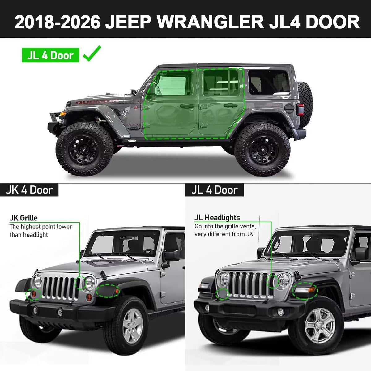 Drop Down Running Boards for 2018 (18-25 Wrangler JL)