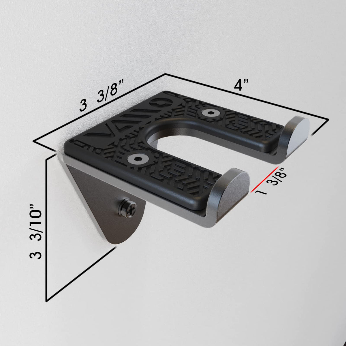 Single Olympic Barbell Hanger (5mm Black)