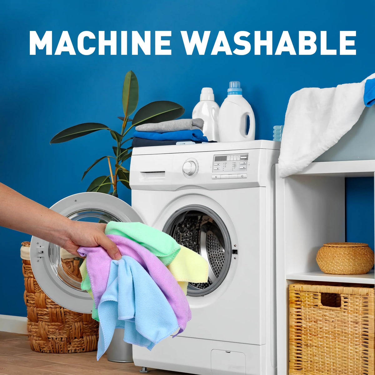 Microfiber Cleaning Cloths (5 Colors / 15P)