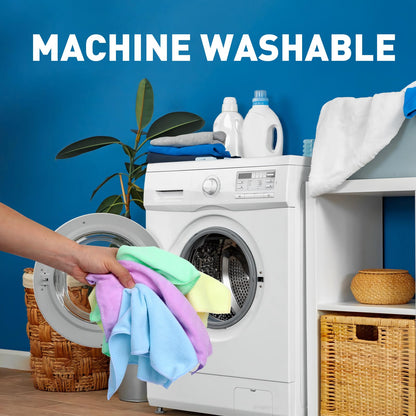 Microfiber Cleaning Cloths (5 Colors / 15P)