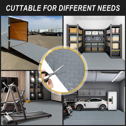 4x20FT Garage Floor Mat (4*20FT / Grey)