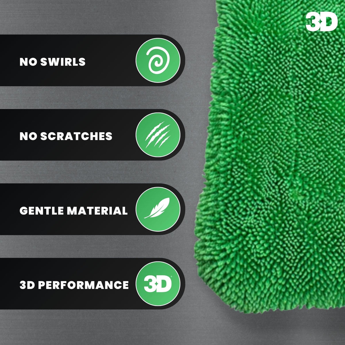 Hydro-FIL XL | Professional Grade Microfiber Towel | Extra Large 20” x 31.5” | Highly Absorbent | Premium Drying Cloth for Car Detailing | Green (Green)