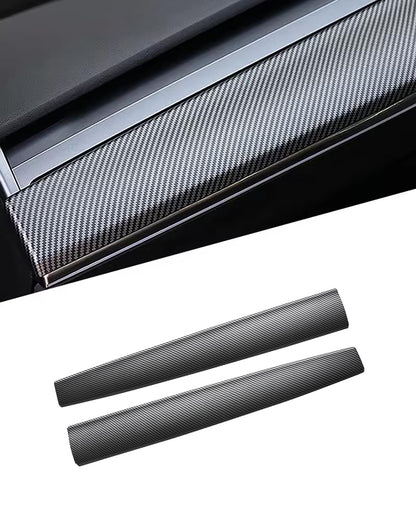 Matte Carbonfiber Dashboard Cover Compatible with Tesla Model 3 (matte carbon fiber dashboard 2pcs only)