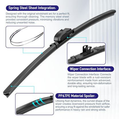 Wiper Blades for Chevrolet Colorado 2015 (2 piece / 22+18.02)