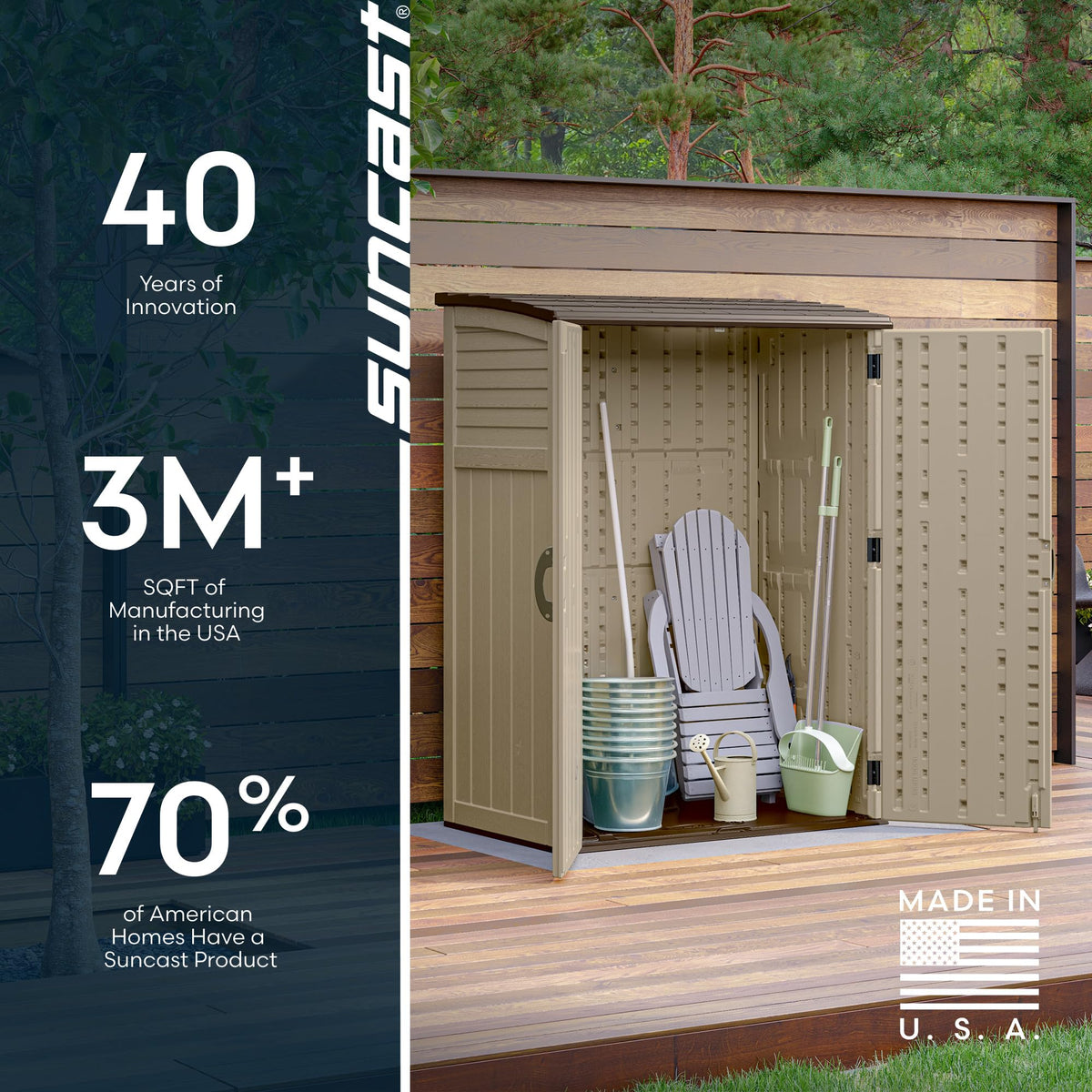 Outdoor Storage Shed (Taupe)