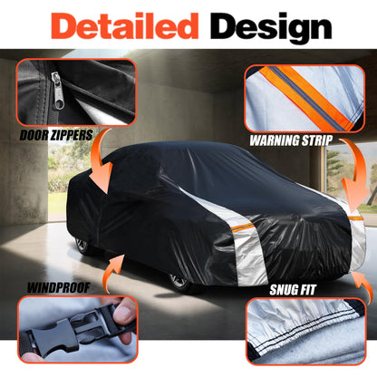 Ford Mustang Car Cover 100% Waterproof All Weather (Custom fit Ford Mustang / Sedan car cover)