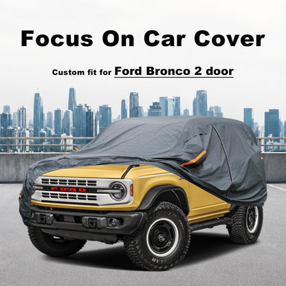 Premium Car Cover Custom Fit Ford Bronco 2 Door (08 Ford / 8.01 Ford Bronco 2 door)