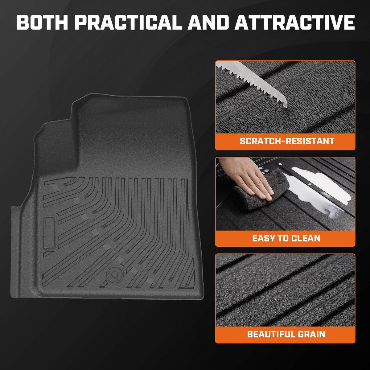 Floor Mat & Cargo Liner for Kia Soul 2014 (Kia Soul【2014-2019】(Not for Hybrid))