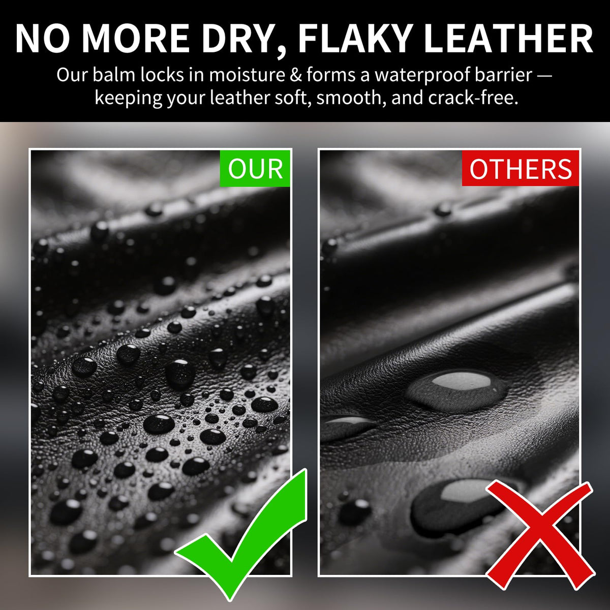 Leather Recoloring Balm and Leather Repair Kit for Furniture (leather recoloring balm / Black)