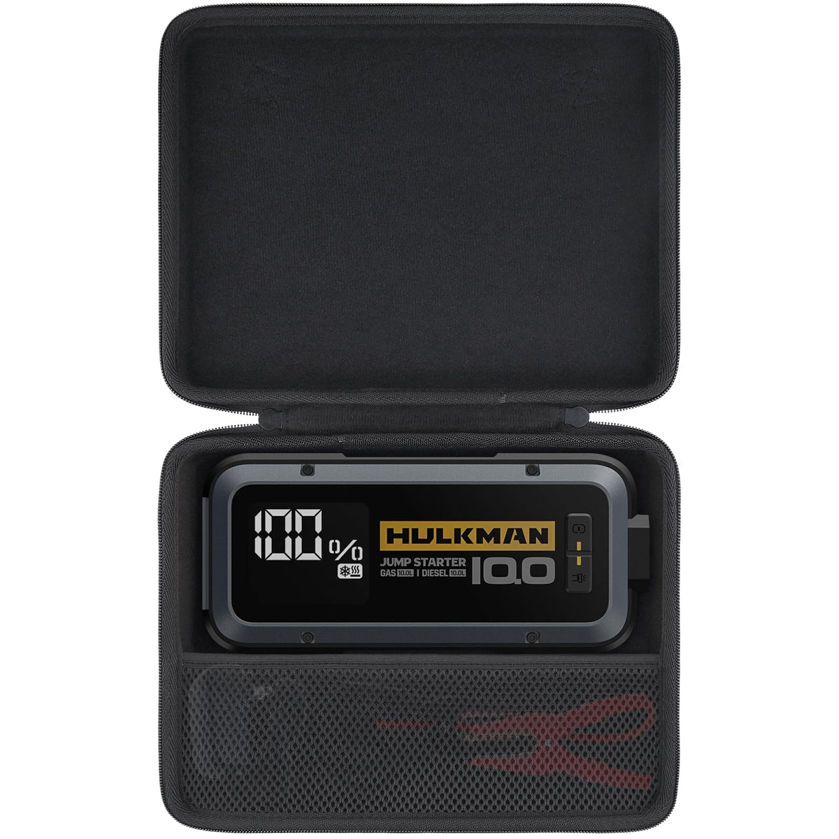Hard Case for HULKMAN Alpha100 Jump Starter (Black / for Alpha100)