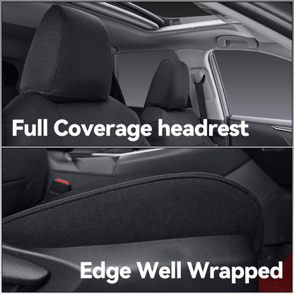 CRV Car Seat Covers Custom Fit for Honda 2012 (Black / 2012-2014 CRV EX,EX-L,LX)