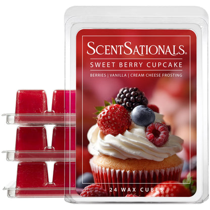 Sweet Berry Cupcake Scented Wax Melts 10oz (10 oz (24 cubes))