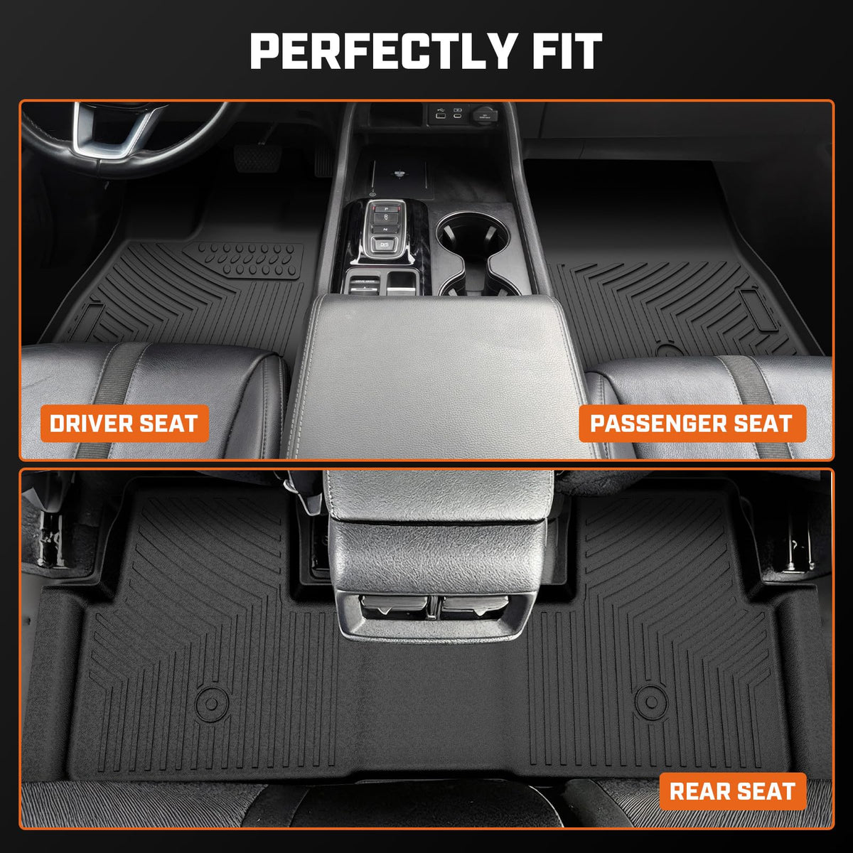 Floor Mats for 2023 (Honda Pilot【2023-2027】)