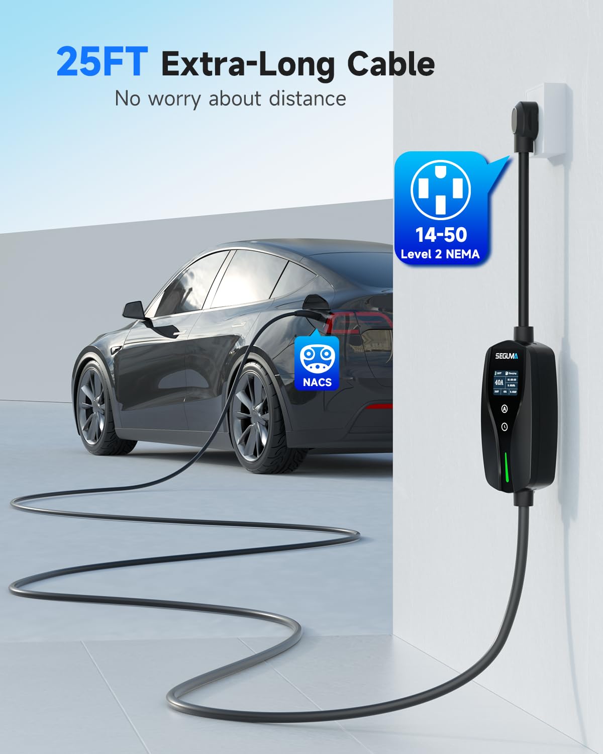 Level 2 EV Charger for Tesla