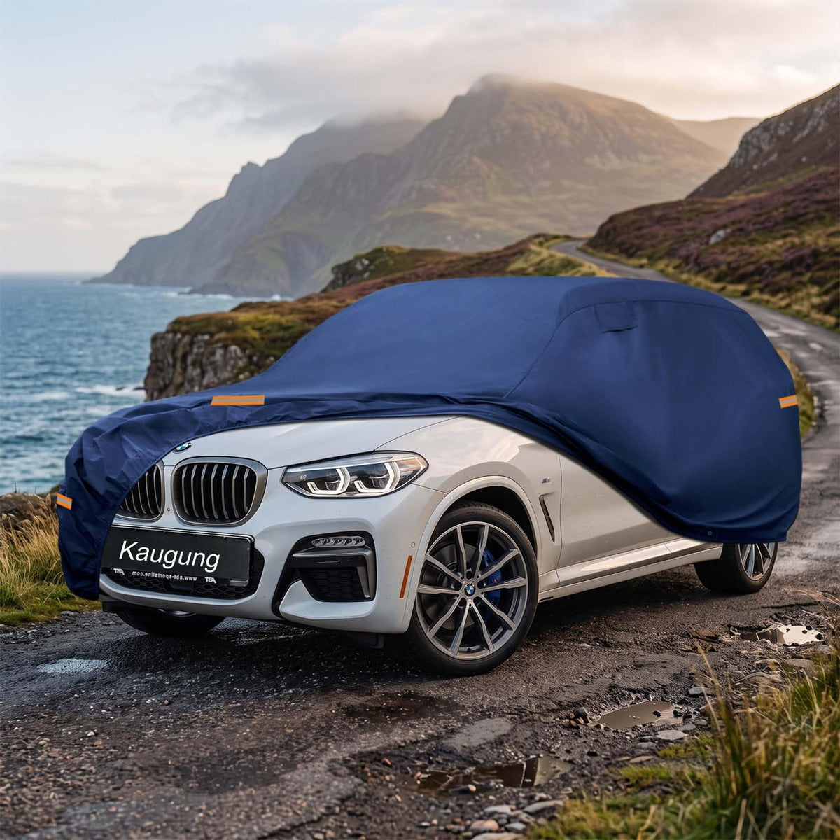 Custom Fit SUV Car Cover for BMW X3 X3M (Blue / Custom Fit BMW X3)