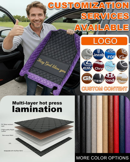 Customized Personalized car Floor mats (gray)