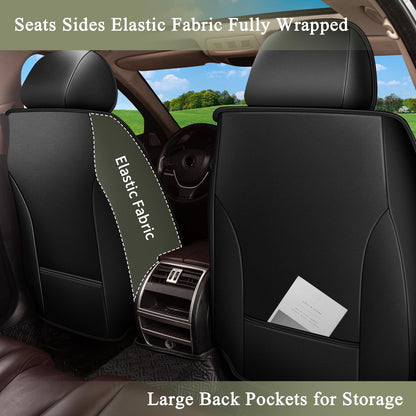 Front Set Car Seat Covers Fit for Mazda CX (099 Black&Grey / 47-CX-50-2 front seat covers only)