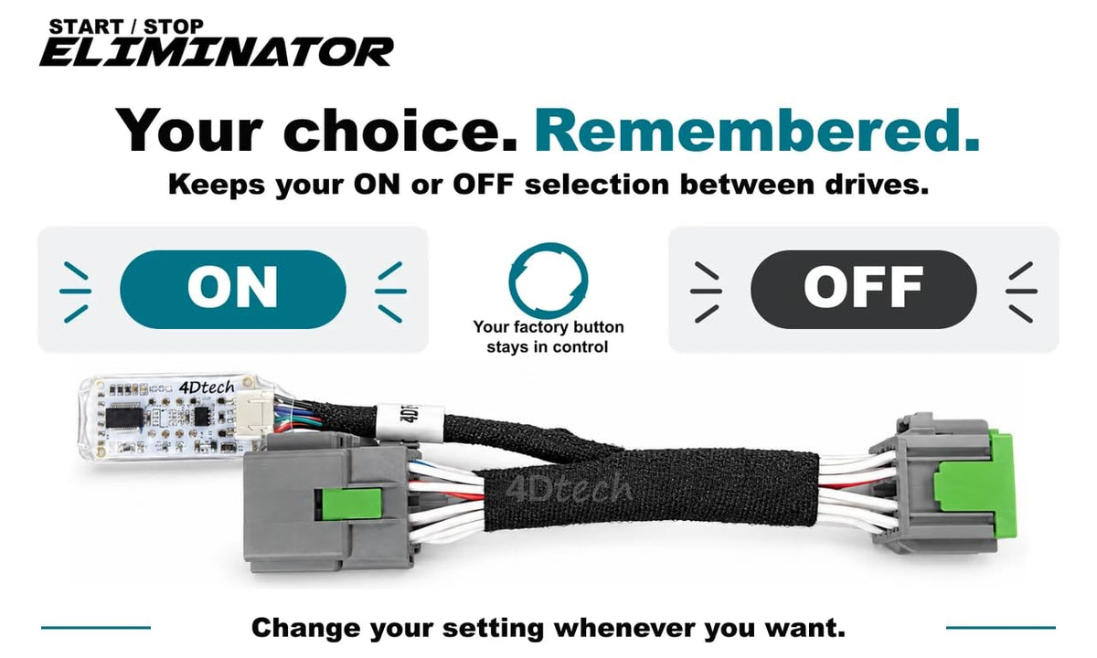 4D Tech Auto Start Stop Eliminator for 2022 (2022-2024)