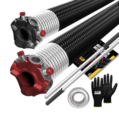 Garage Door Torsion Springs 295x2x41 Includes 1” Steel Bearing (295x2x41 / Pair)