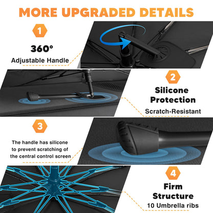 Windshield Sun Shade Umbrella for 【Ford Ranger 2019 (FOR | Ford Ranger 19-26)