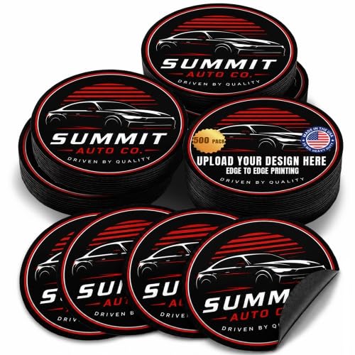 6 Inch Round Car Magnet (500 Pack)