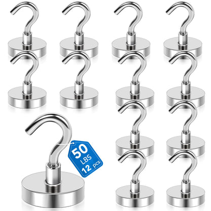 Magnetic Hooks for Cruise Essentials 2026 Cabins Door 12 Pack