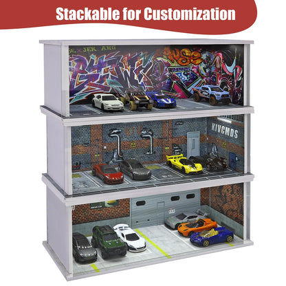 Display Case for Hot Wheels (Graffiti Wall)