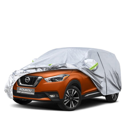 6 Layers Car Cover Custom Fit Nissan Kicks from 2017 to 2025 (Silver / Custom Fit Nissan Kicks (2017-2025))