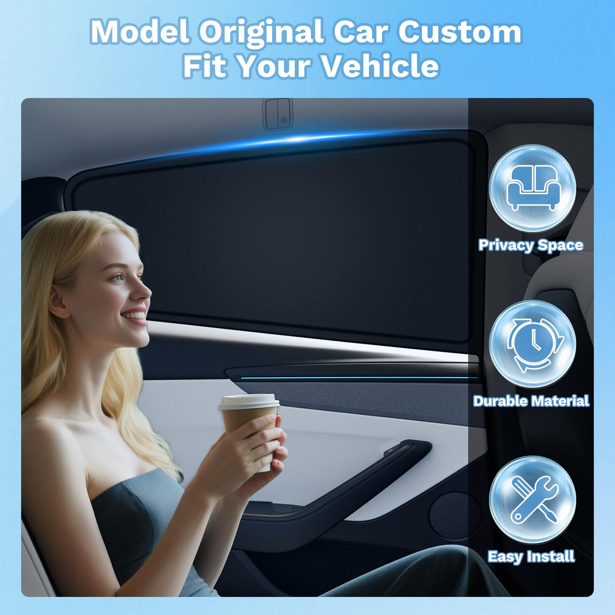 Car Window Shades for Kia K5 EX 2021 (FOR | K5 EX 2021-2025 (8pcs))
