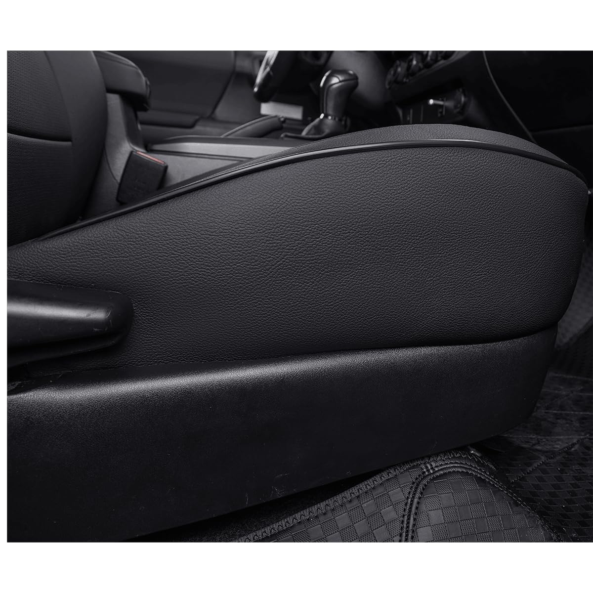 Tacoma Seat Covers Custom Fit for Toyota Tacoma (Leather (Black) / 2024-2026 Tacoma (Hybrid) Full Set)