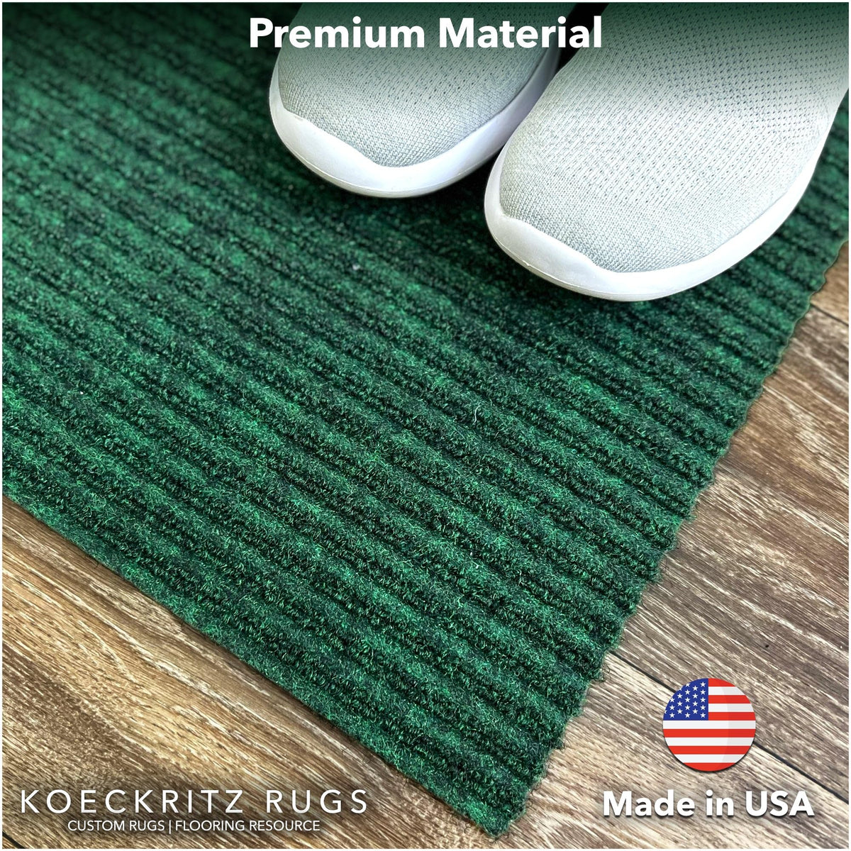 Heavy Duty Durable All Weather Indoor (2' x 4' (Rectangular) / Green)