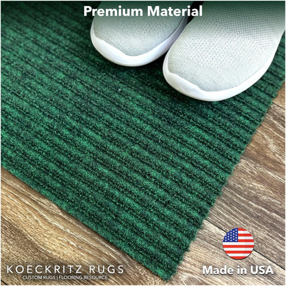 Heavy Duty Durable All Weather Indoor (2' x 4' (Rectangular) / Green)