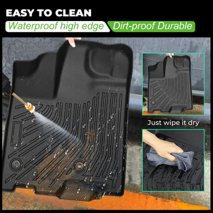 Floor Mats and Cargo Liner&Backrest Mat Fit forToyota Sienna 2013 (Toyota Sienna 2013-2020(Only 7 Seats))