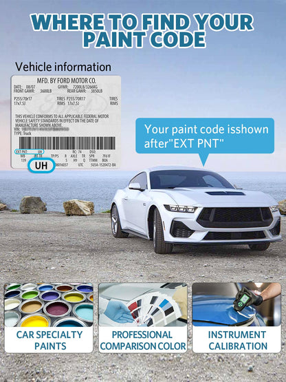 Sterling Gray Metallic (For ford / Sterling Gray Metallic(UJ) for F-Series/Econoline/Edge/Escape/Flex/Focus/Expedition/Fusion/Mustang/Explorer/Taurus/C-MAX/Fiesta/Police Car/Transit)