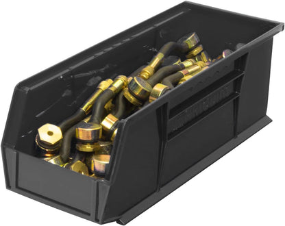 30234 AkroBins Plastic Storage Bins (Black / Storage Bins Only)