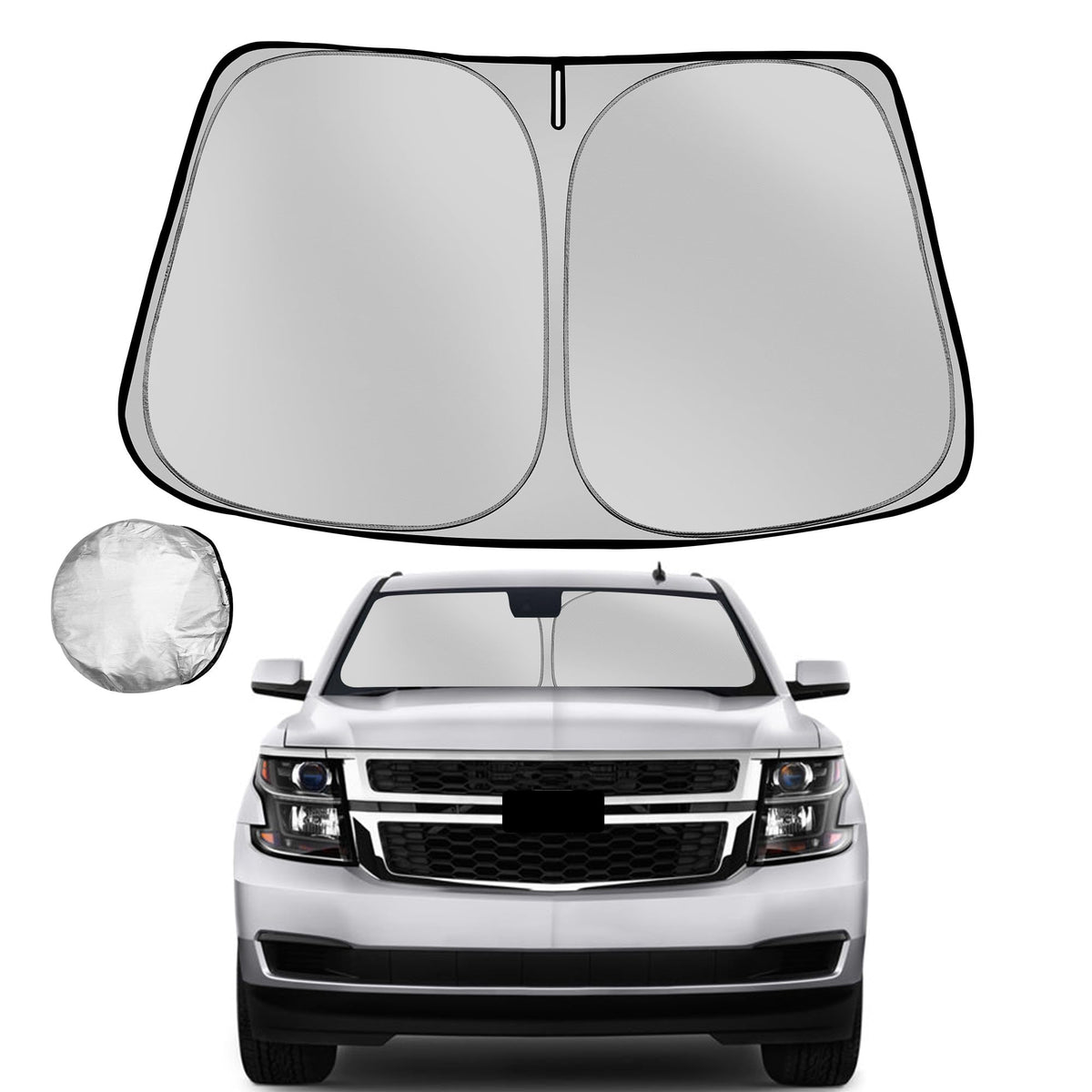 Windshield Sun Shade for 2015 (for 2015-2020 Che-vrolet/Chevy Tahoe)