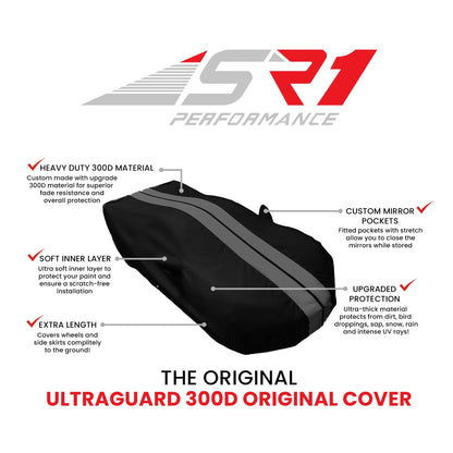 C6 Corvette Car Cover (Gray/Black / 2005-2013 C6 Corvette)