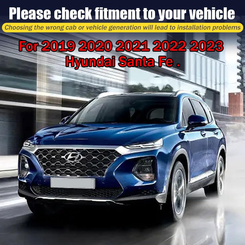 Rain Guards for Hyundai Santa Fe 2019 (For Hyundai Santa Fe 2019-2023)