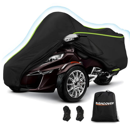 for Can Am Spyder RT Full Cover 2010 (Black / for Can-Am Spyder RT 2010-2019)
