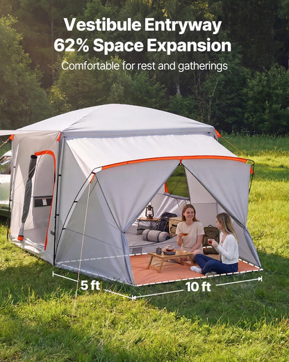 SUV Camping Tent for 5 (13 x 10 ft)