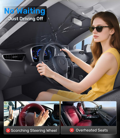 Upgrade Windshield Sun Shade (For Ford F150 (2015-2025))