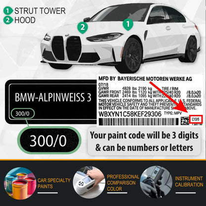 Fluid Jet Black (BMW / 668 Fluid/Jet Black for 1/2/3/4/5/6/7 Series/Alpina-B7/i4/M3/M5/M6/X1/X2/X3/X4/X5/X6/X7/Z4)