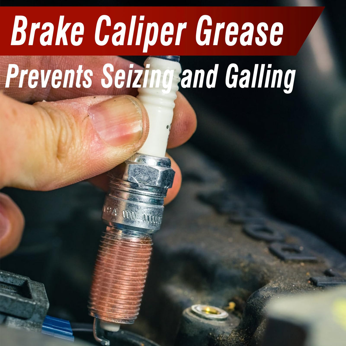 High Temp Copper Anti Seize Compound Spark Plug Antiseize Lubricant (4 Pack / Copper Antiseize Grease)